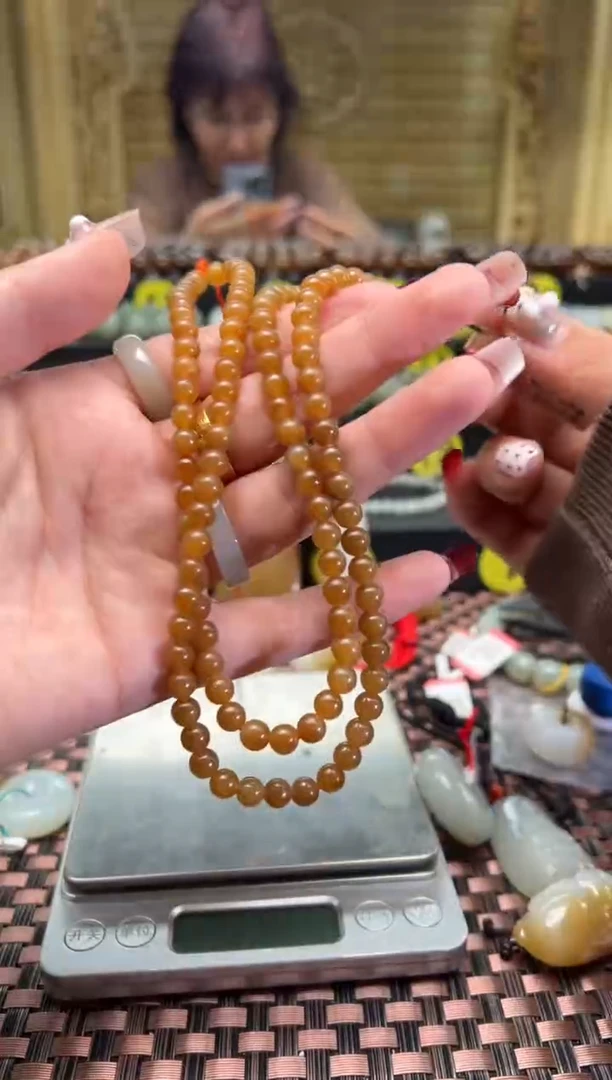 【闪购商品】和田玉项链未镶嵌金山糖项链卡6