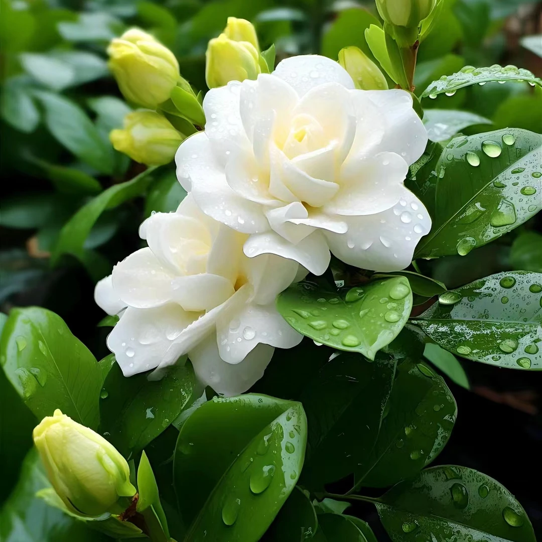 栀子花棒棒糖盆栽【不带花苞】多年生庭院阳台新手易养护爆花强