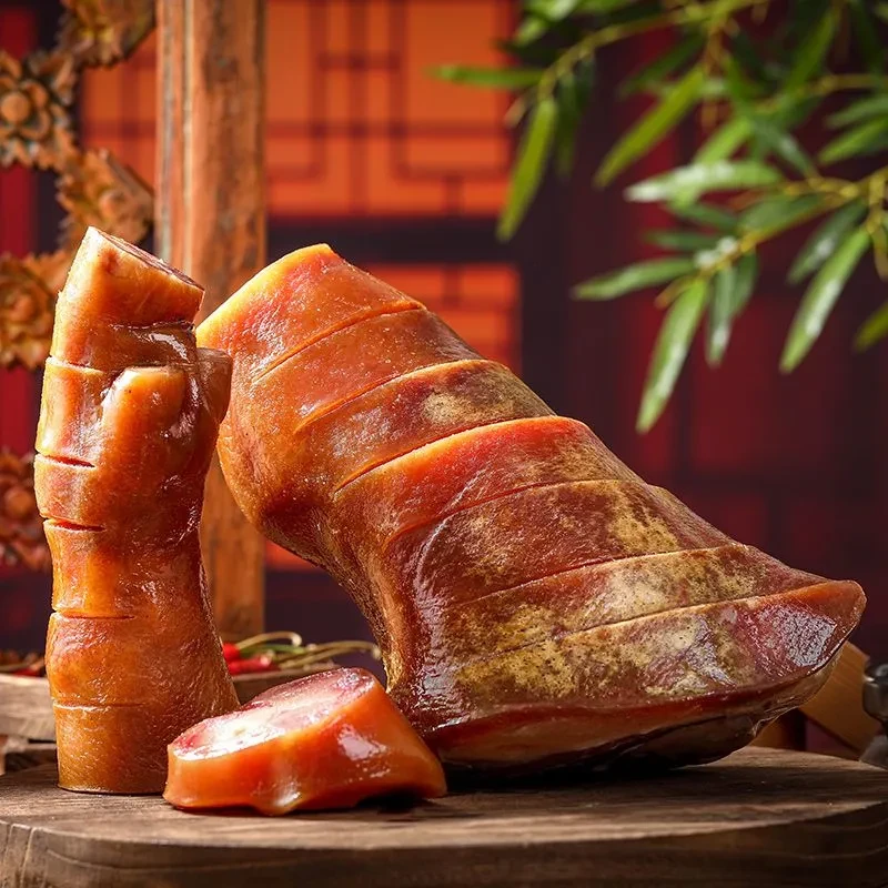 云南农家老火腿脚自然风干发酵肉香皮糯