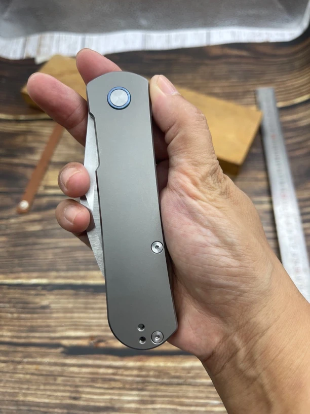 Zdp189钛合金水果刀刀柄