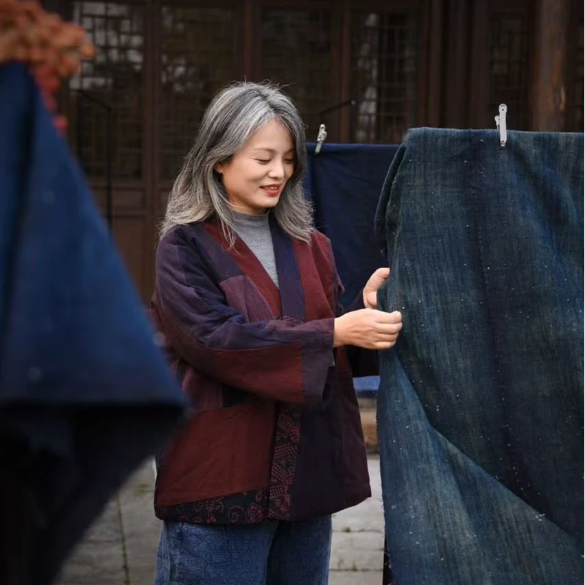 桑在云间  一念土布禅棉服