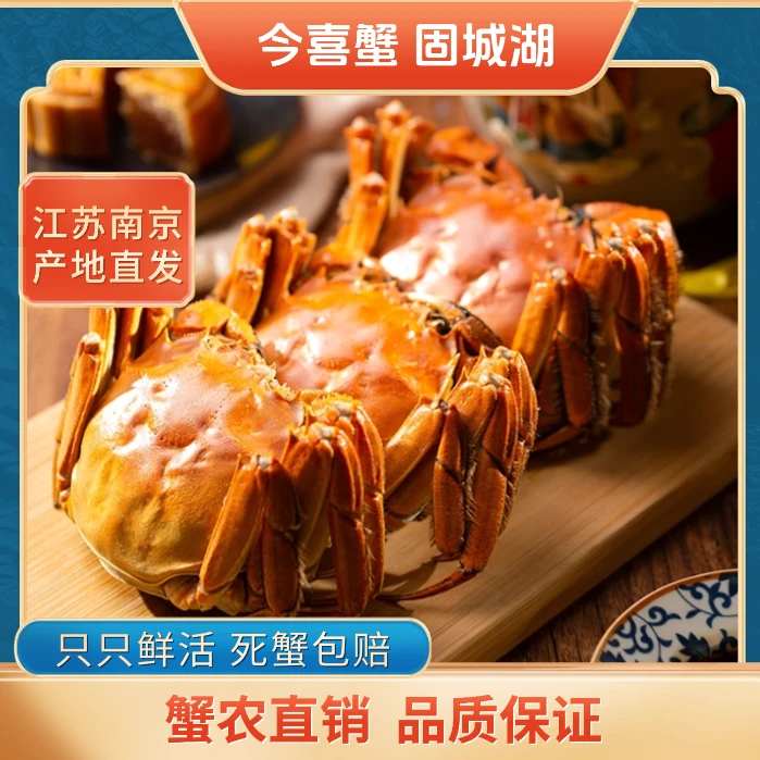 【英雄蟹】大闸蟹3-4两全公3斤