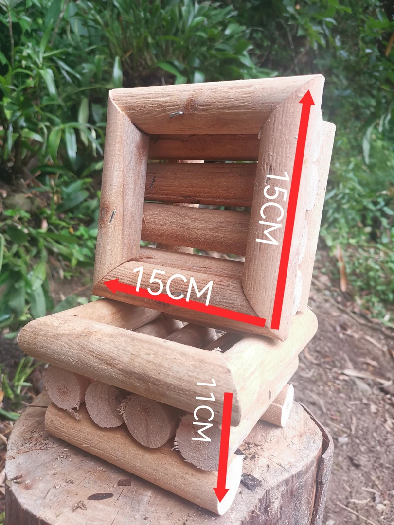 石斛专用实木花盆杉木4个型号任选
