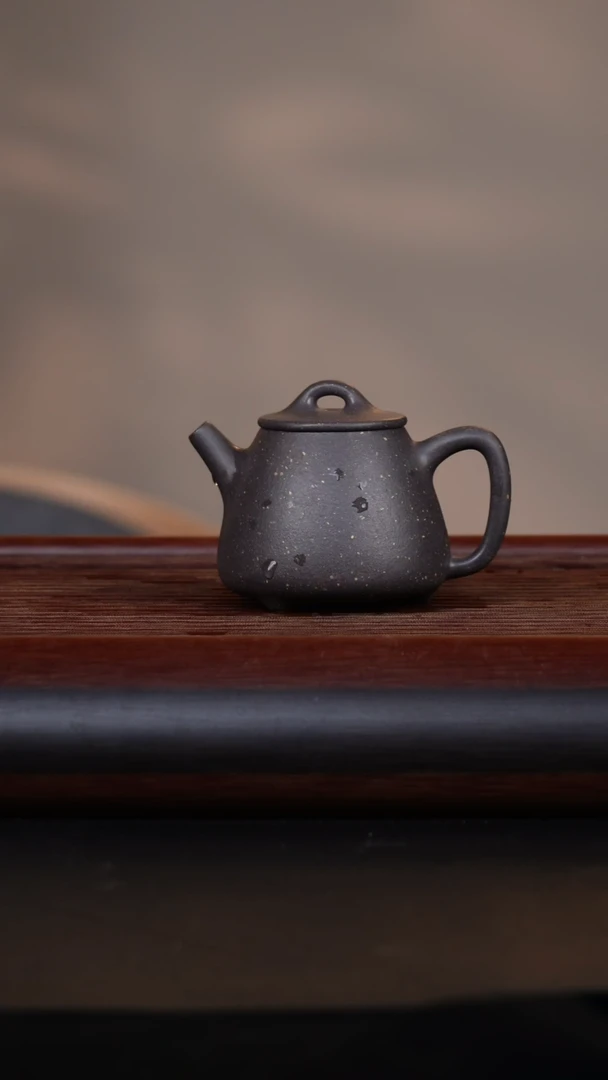 【闪购商品】紫砂茶壶高石瓢 青灰紫泥 160cc