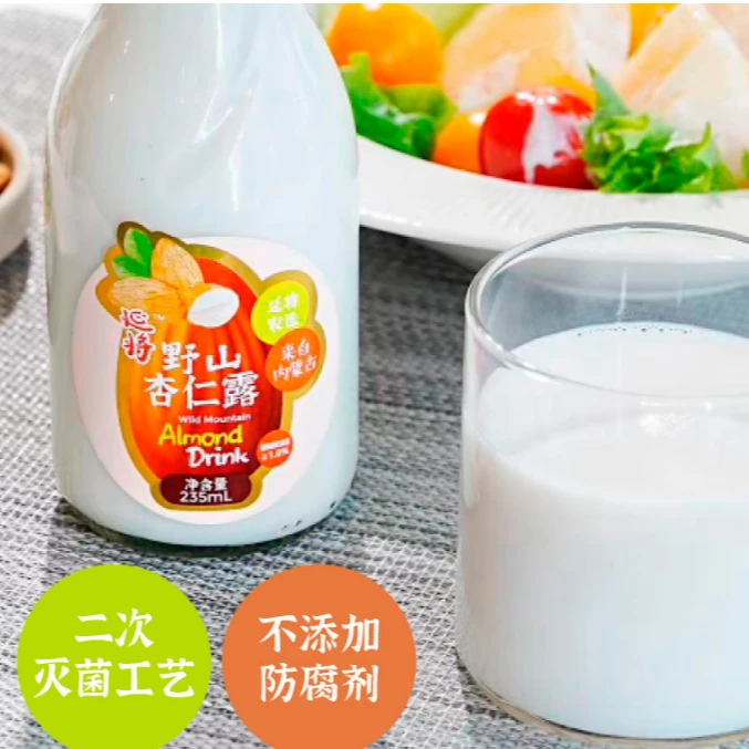延将野山杏仁饮料235ml×6瓶