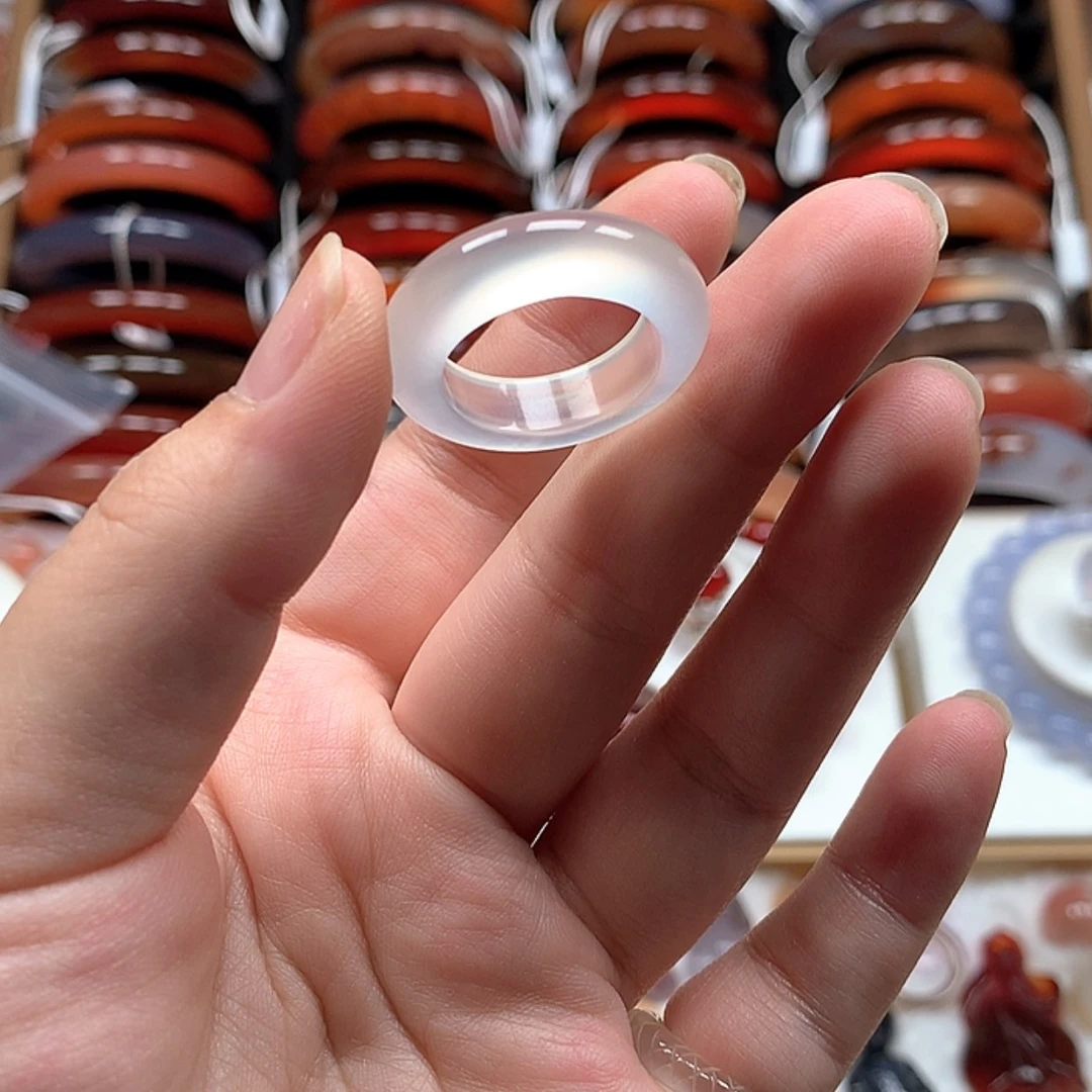 【闪购商品】玛瑙/玉髓戒指未镶嵌?**?