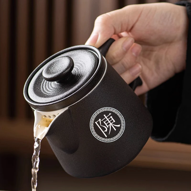 陶瓷大号容量茶壶茶水分离内置过滤网单壶防烫盖碗茶杯茶具泡茶器