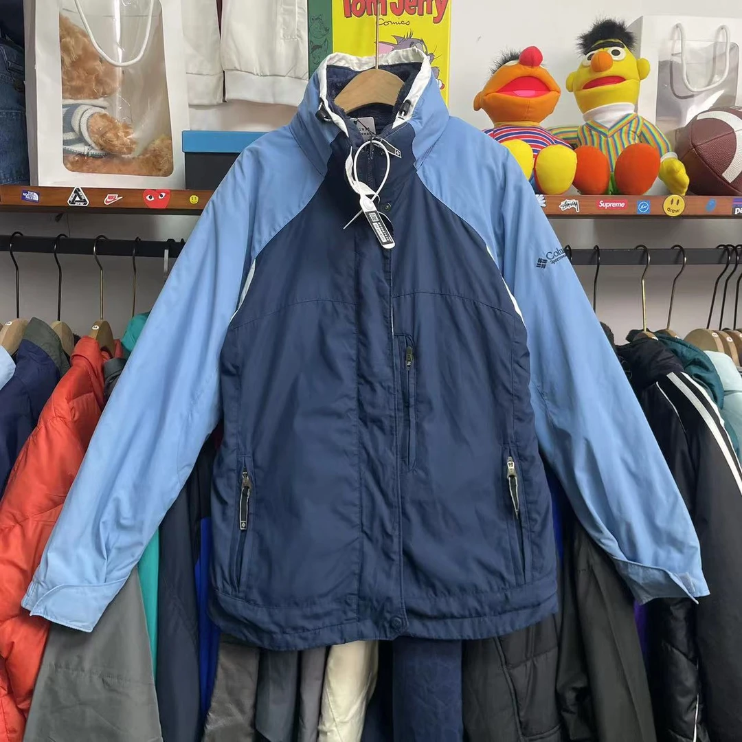 144#哥伦比亚【80-110斤 默认微瑕 90新】vintage古着冲锋衣棉服
