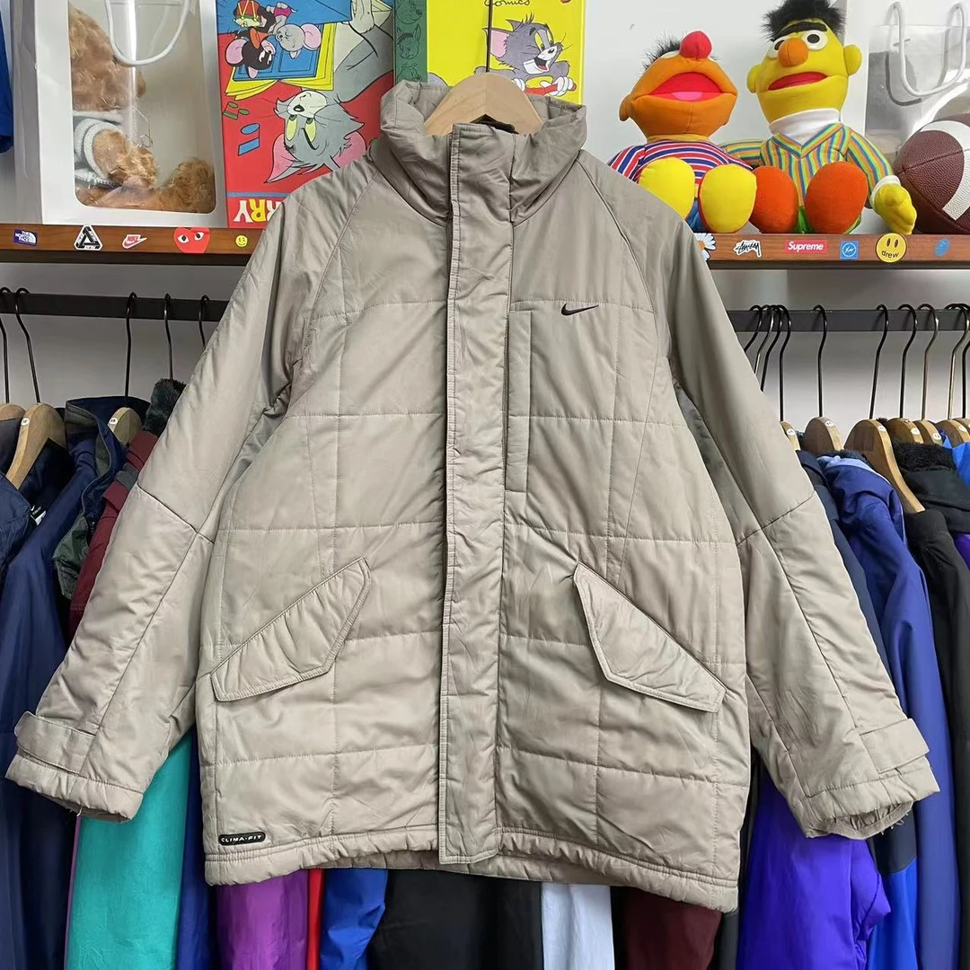 57#耐克nike【110斤-150斤 95新 】vintage古着复古运动夹克棉服
