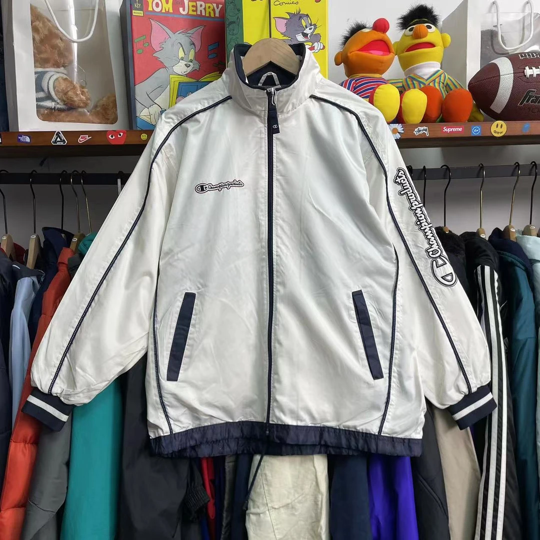 122#冠军【120-160斤 默认微瑕90新】vintage古着外套棉服