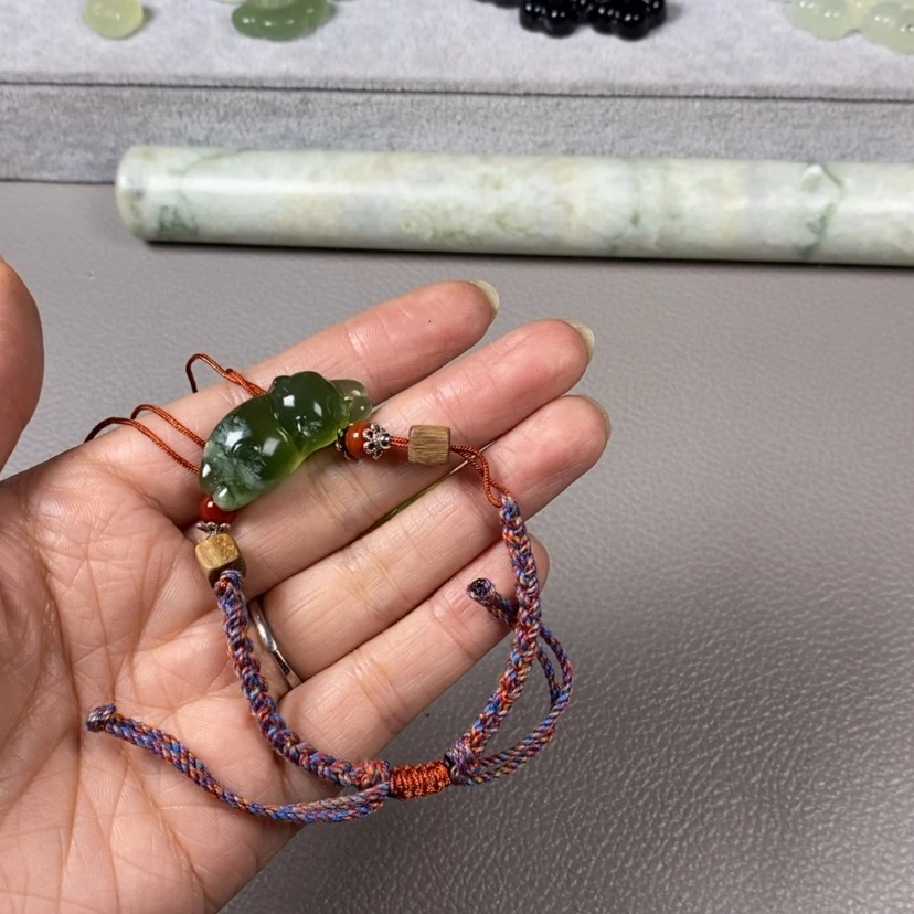 【闪购商品】蛇纹石玉挂件耳饰耳环项链未镶嵌