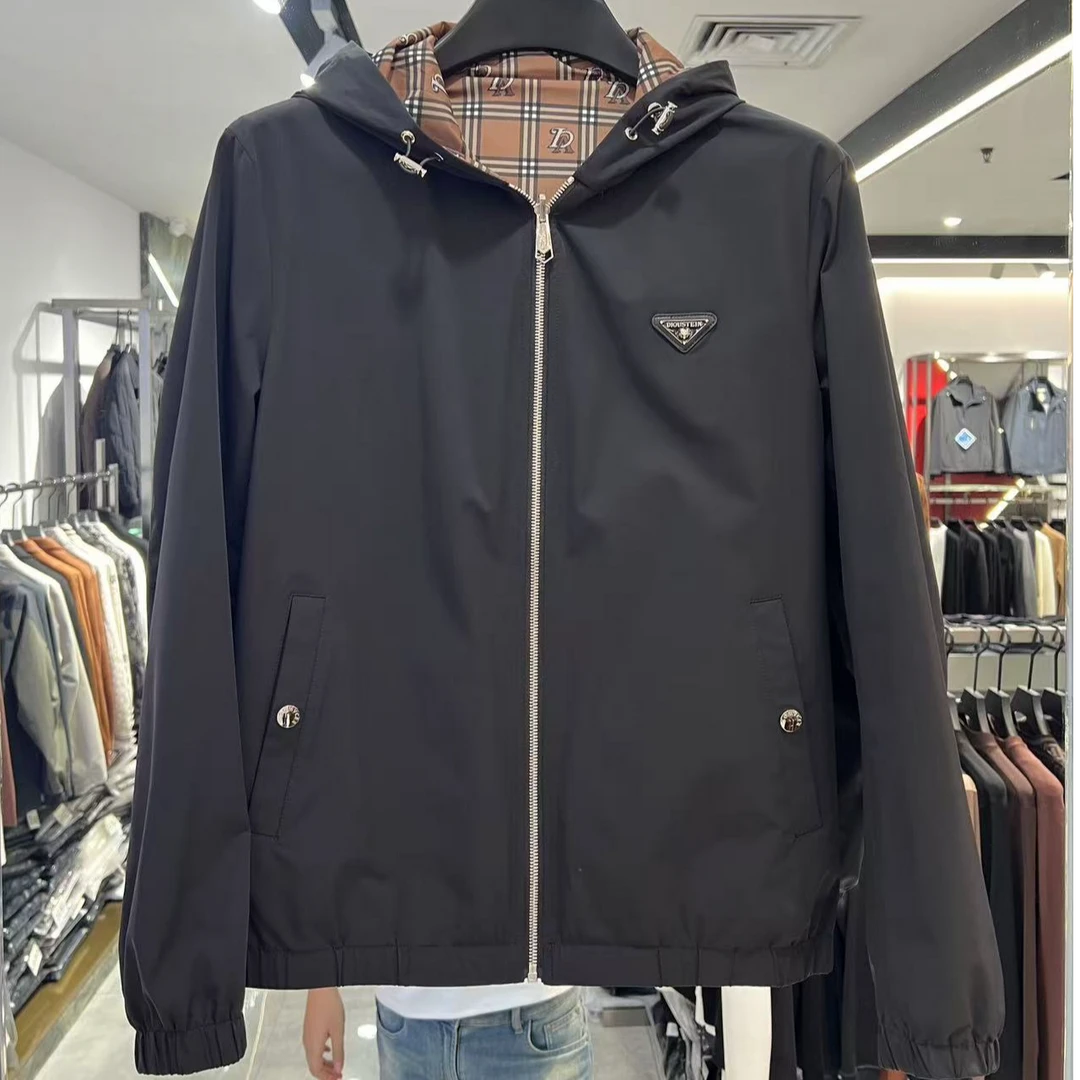 轻奢高定连帽双面穿夹克8107（尺码偏小）