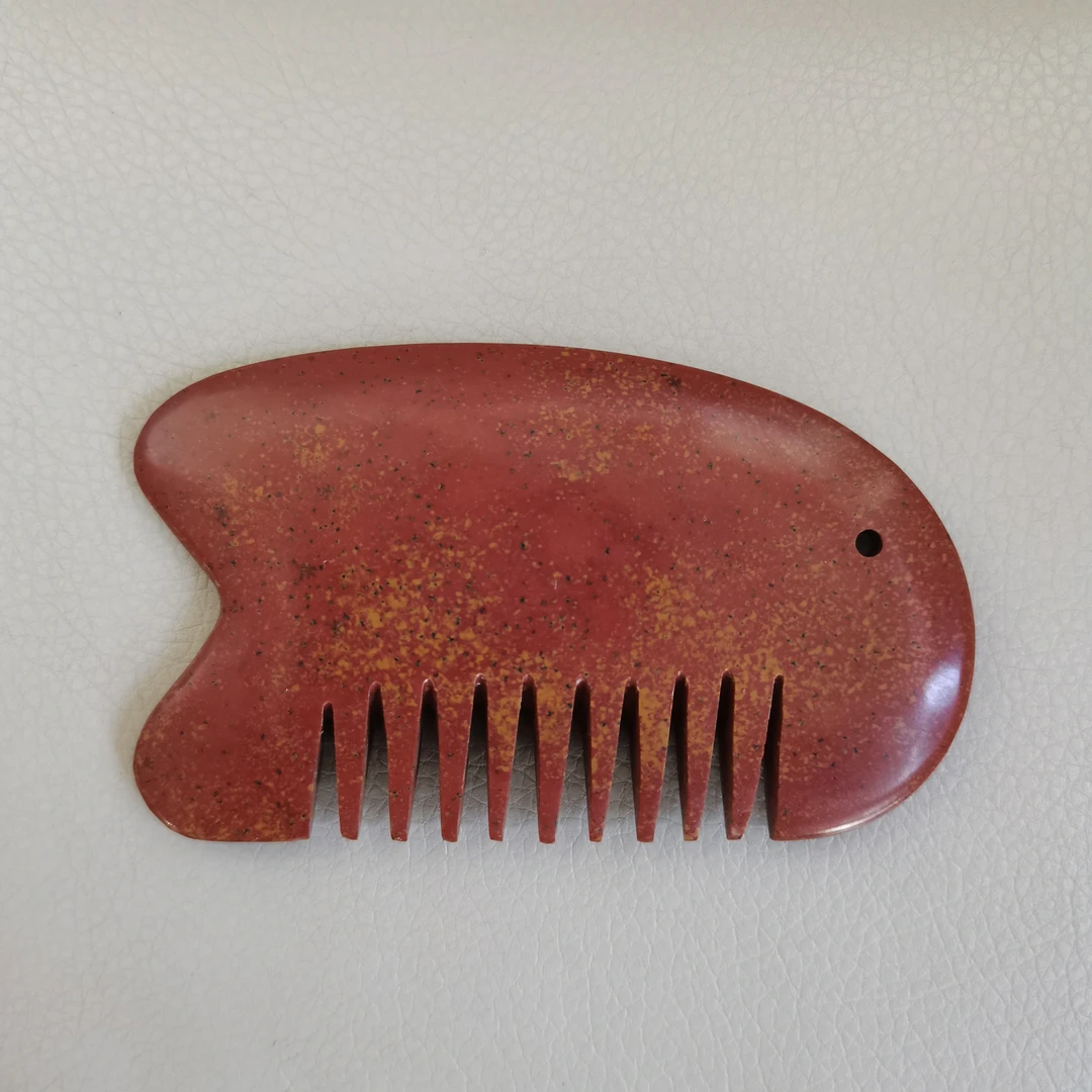 精品砭石梳子便携超薄多用梳子