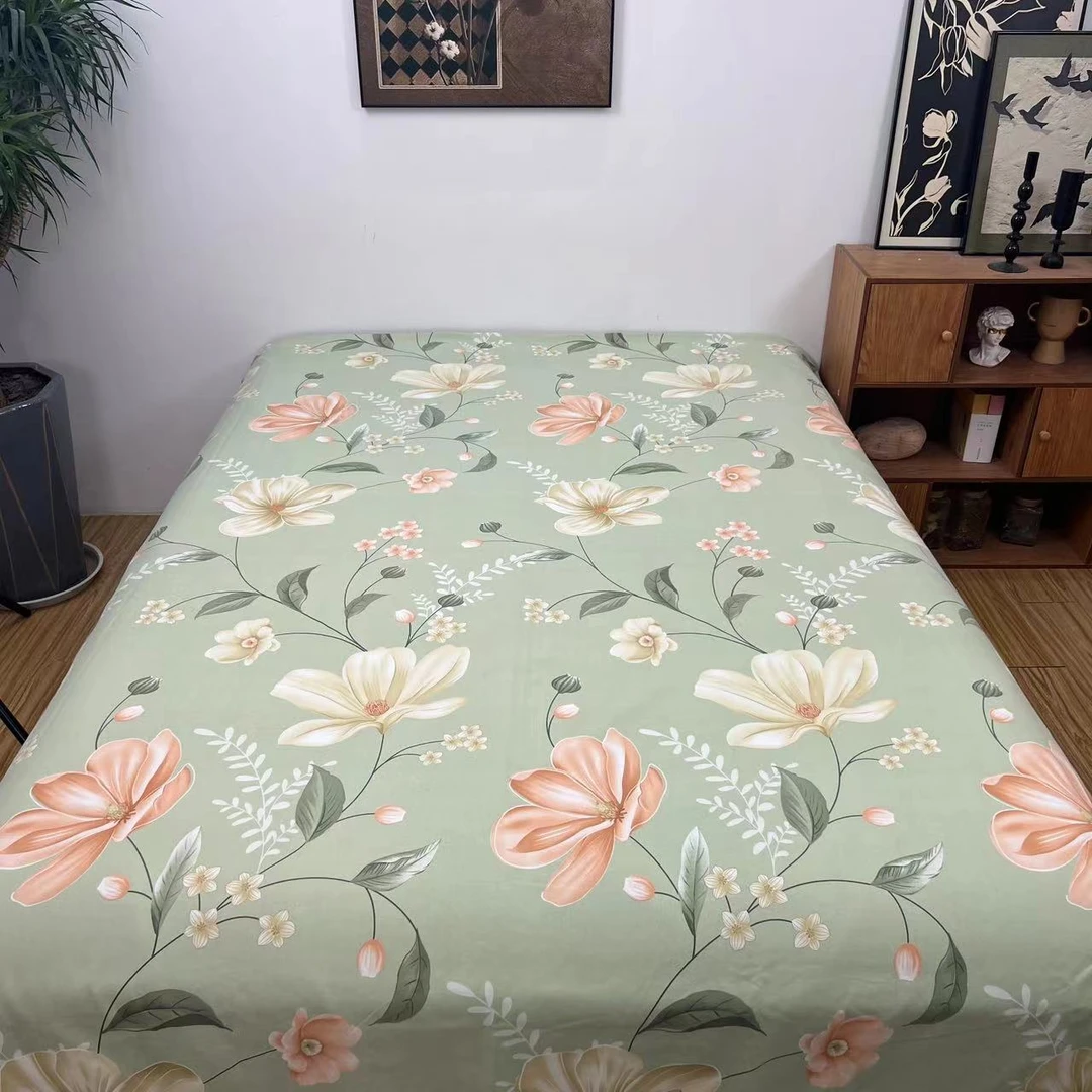 亲肤棉加厚被套被罩--玉兰花开