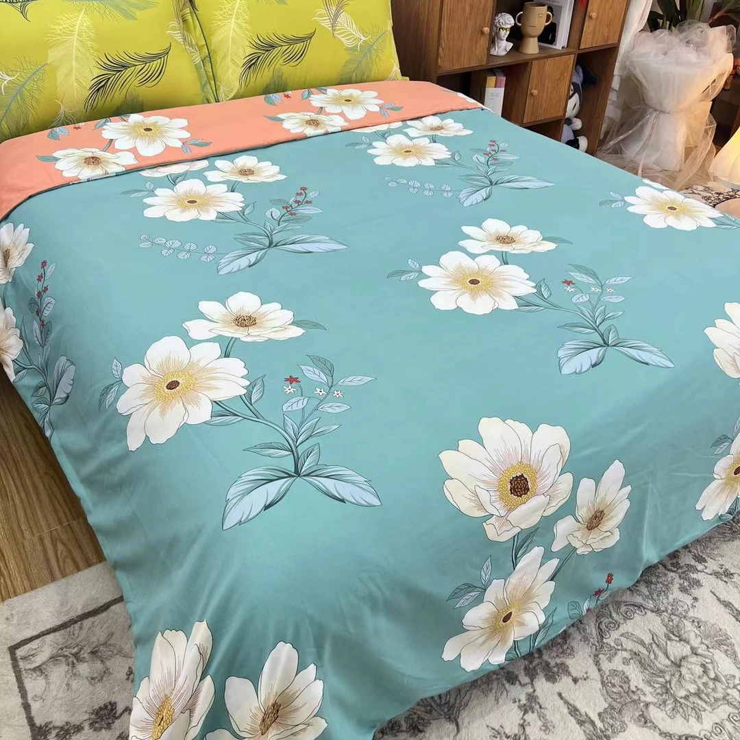 加厚亲肤棉斜纹被罩-繁花漫漫