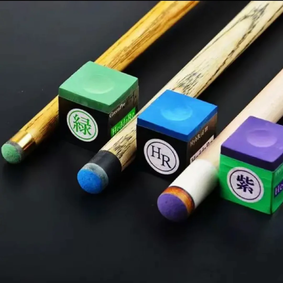 HR三代台球巧克粉紫色绿色蓝色中八斯诺克比赛（顺丰空运）