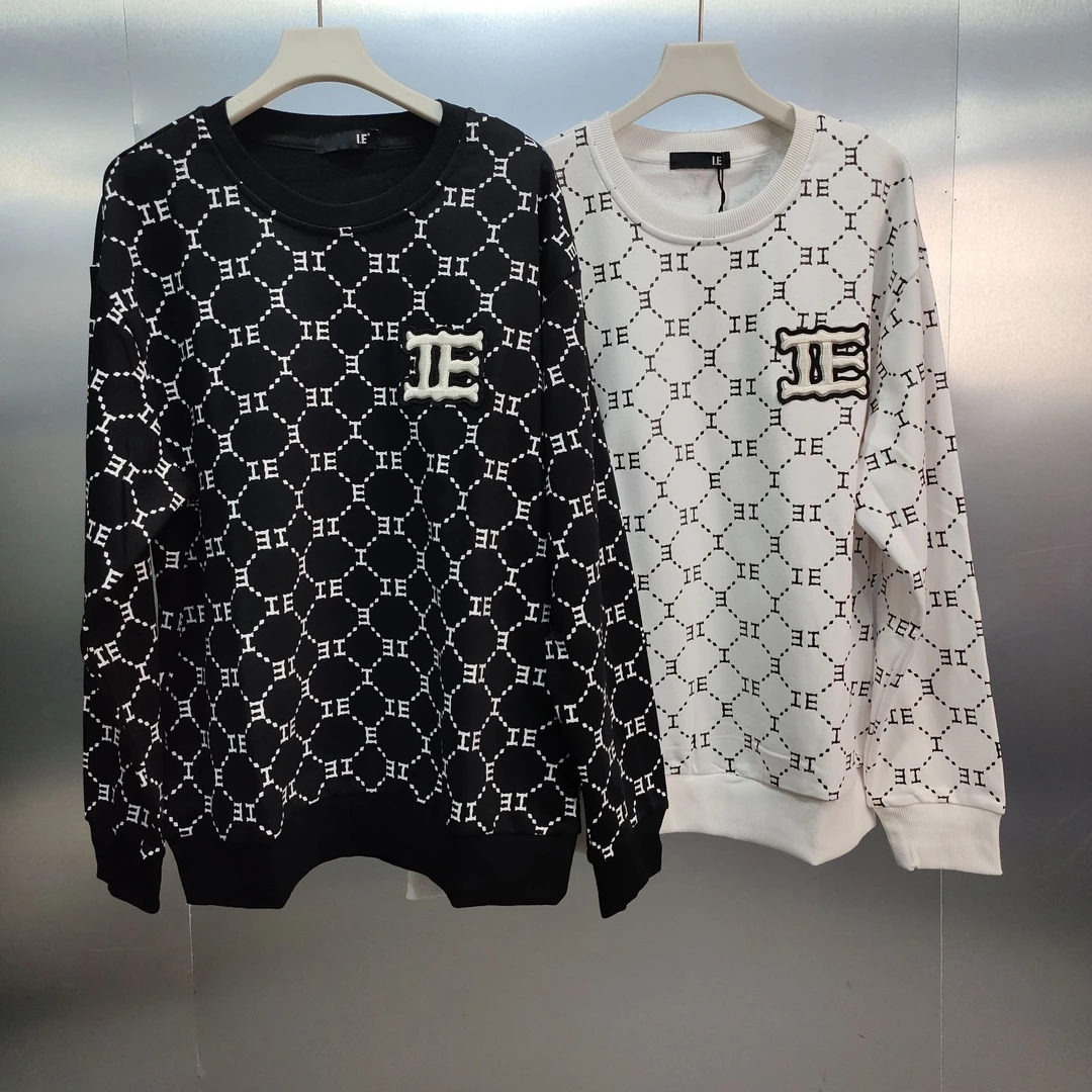 A06-111167-IEY春秋季满印花时尚圆领休闲卫衣