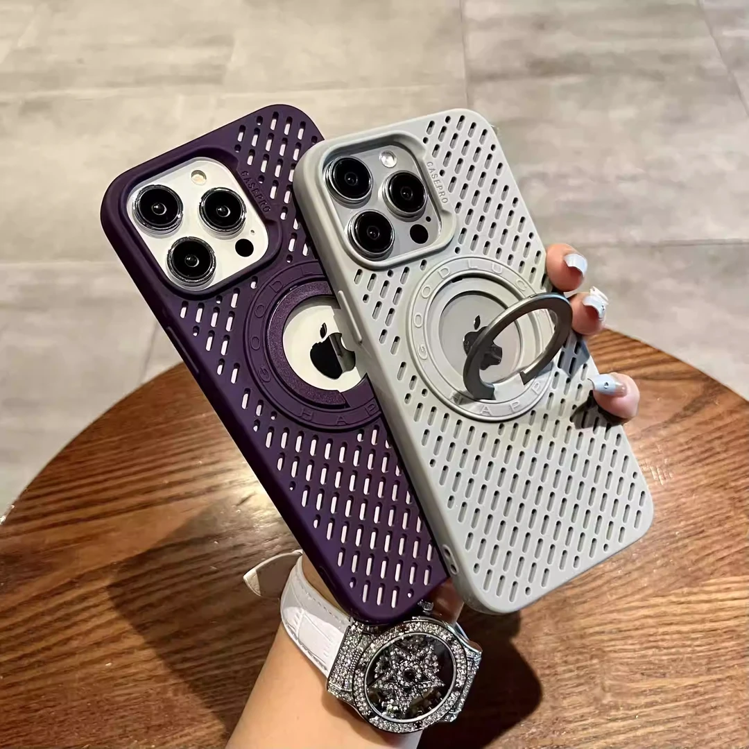创意露标指环磁吸支架适用苹果15pro手机壳iPhone14promax/13软套