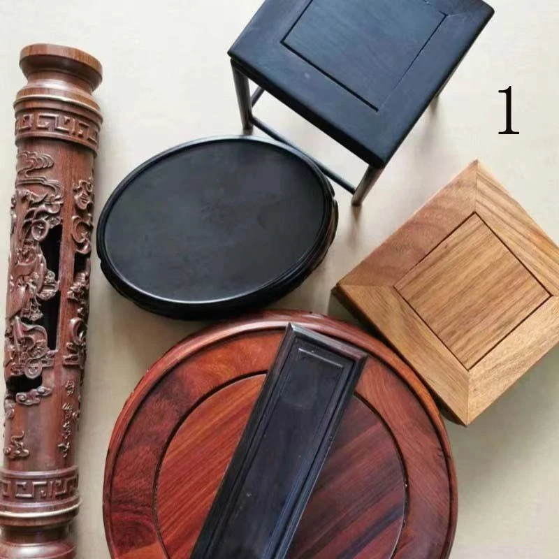 088实木底座摆件库存