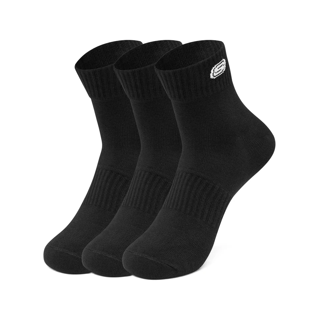 Skechers斯凯奇袜子男女简约短筒袜时尚运动袜经典防臭袜L422U119