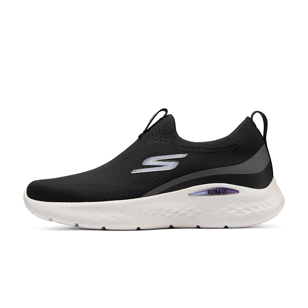 Skechers斯凯奇一脚蹬跑步鞋女时尚百搭复古透气休闲运动鞋129440