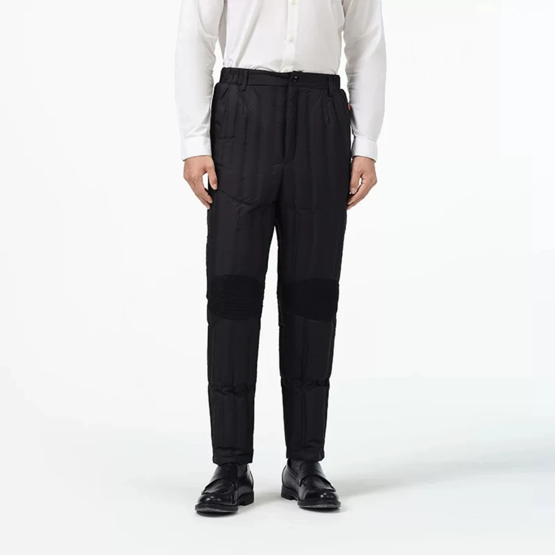 【断码福利】2024新款男士大码松紧高腰羽绒裤内胆241017