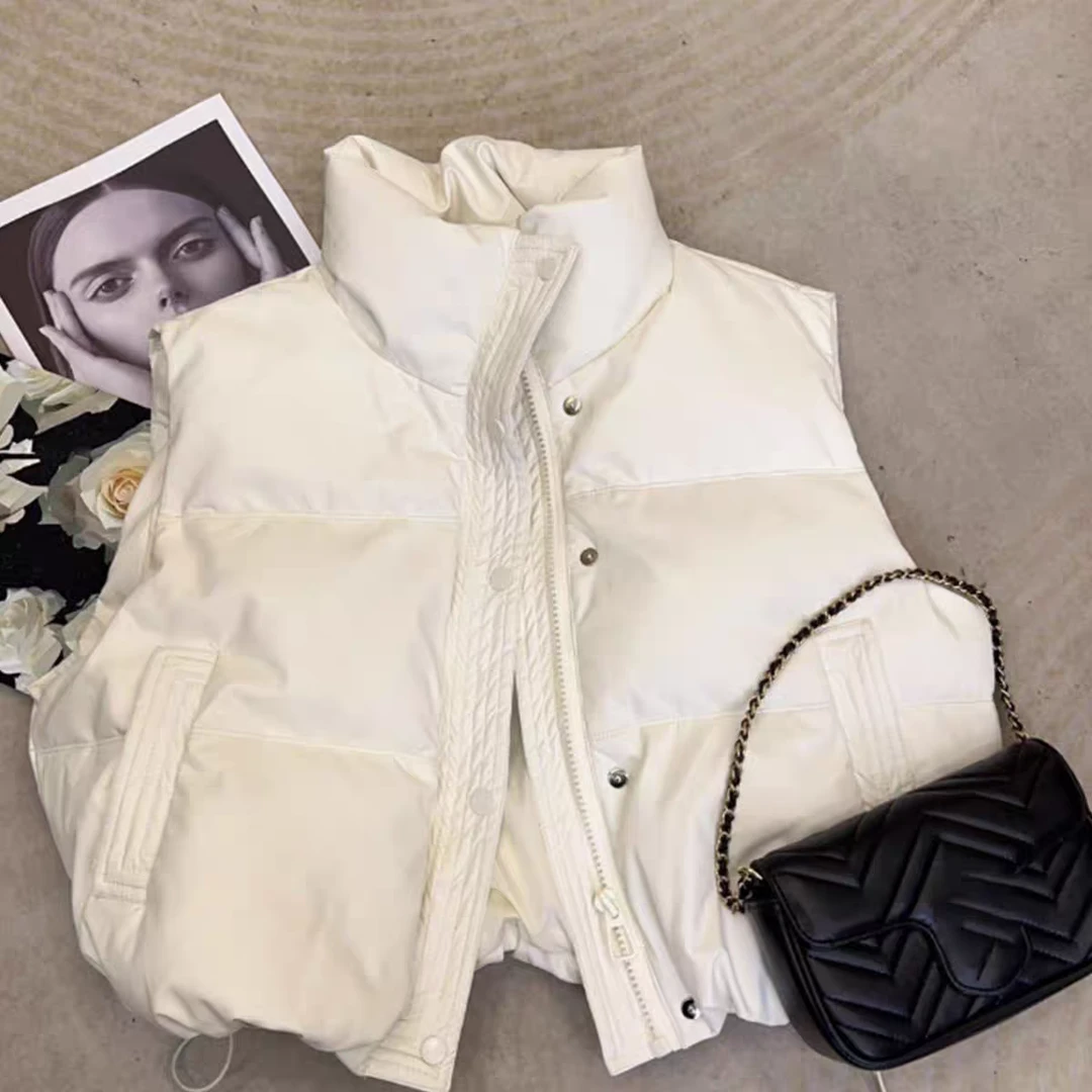 2024新款户外潮牌软蛋皮免洗韩版宽松显瘦防风马甲抽绳秋冬