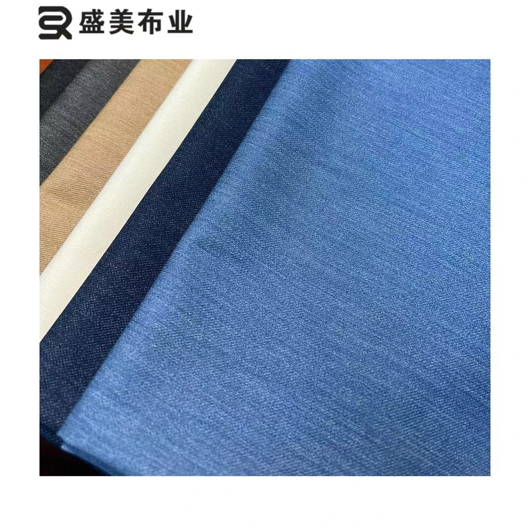 【天丝牛仔】夏季新品垂坠亮泽水洗布料面料不支持无理由牛仔布料