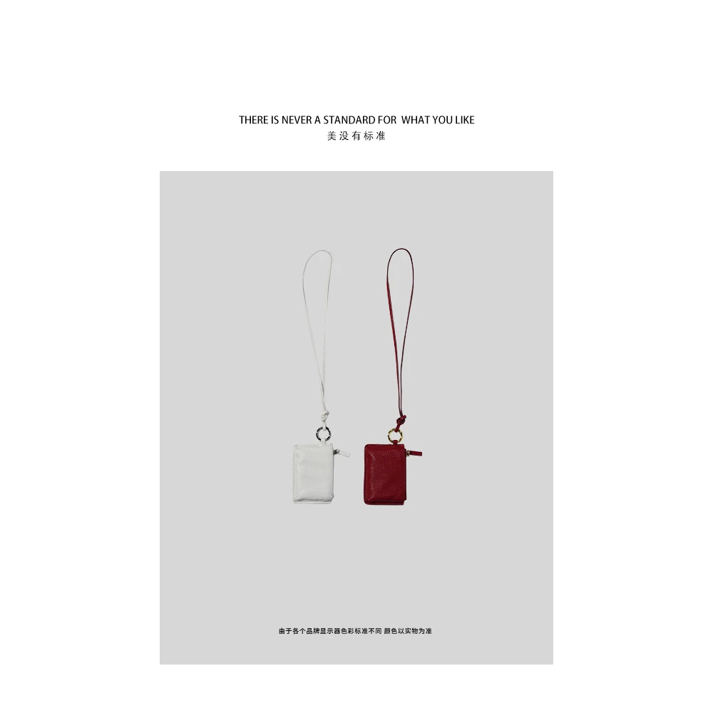 JiaoyeKequer时尚百搭便携式零钱包挂脖饰品小众简约证件包 W0608