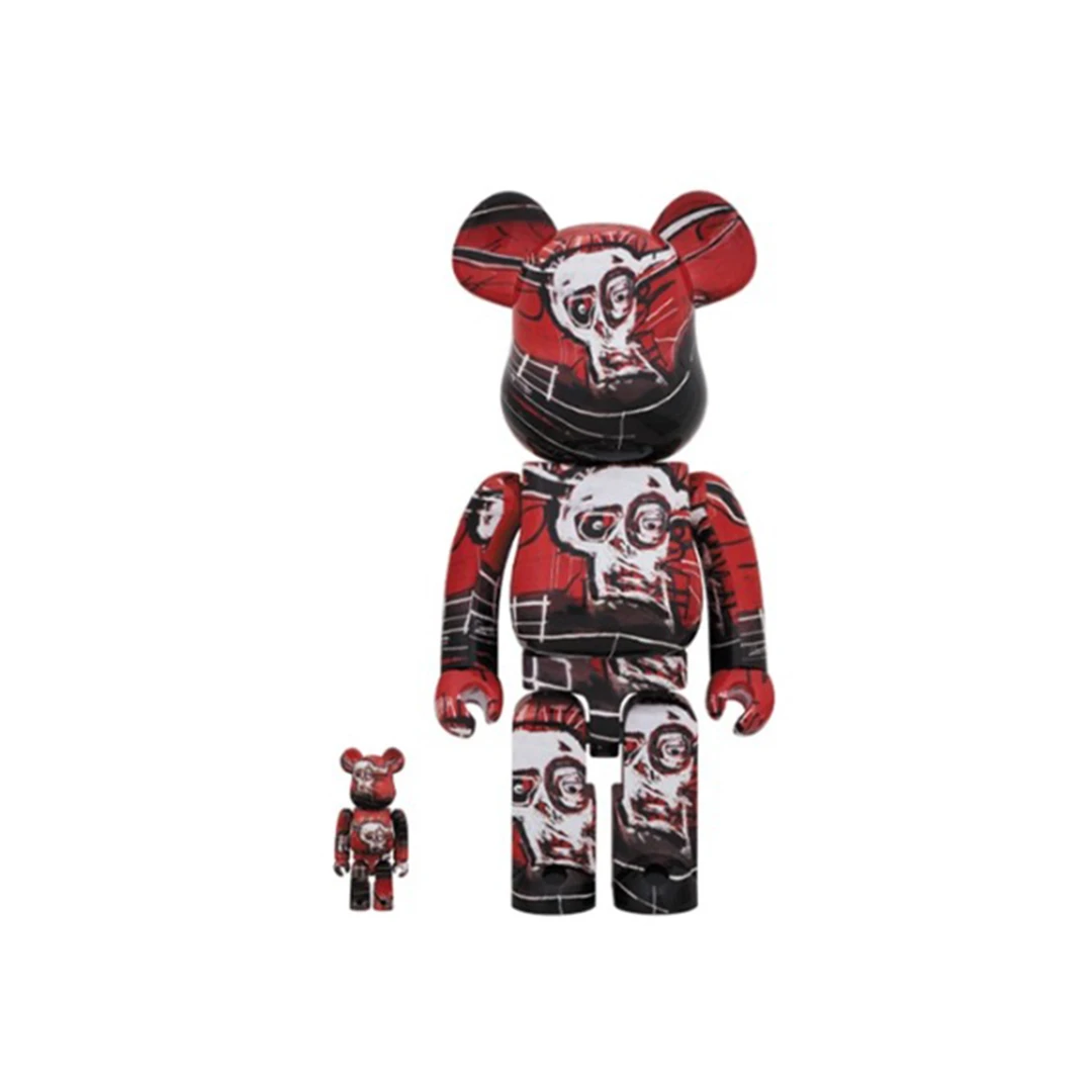 积木熊Bearbrick 巴斯奎特5代 全新未拆400%+100%尺寸28cm/7cm