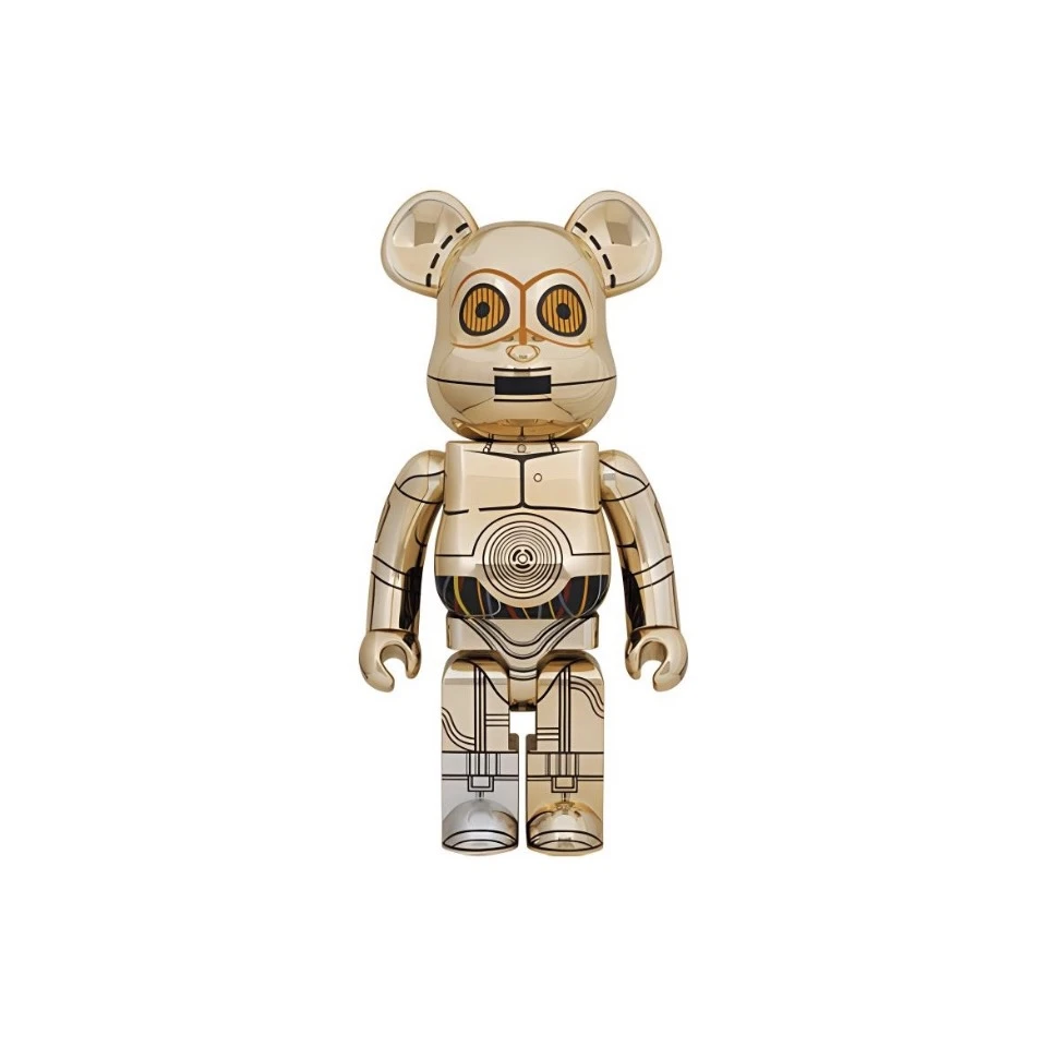 积木熊Bearbrick 星战C-3PO 双盒1000%尺寸70cm潮玩