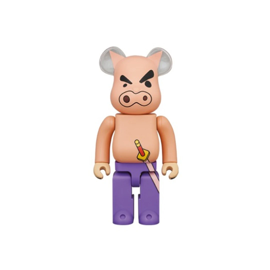 积木熊Bearbrick 小新联名款肥嘟嘟左卫门 400%尺寸 潮玩