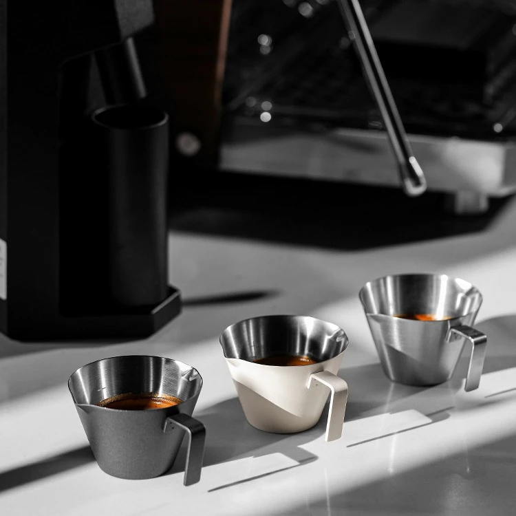 MHW-3BOMBER轰炸机不锈钢量杯 浓缩咖啡杯泽田小量杯 刻度杯100ml