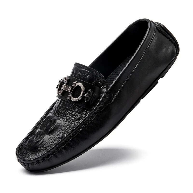 【轻奢私定】手工休闲男皮鞋商务休闲皮鞋百搭时尚男士豆豆鞋驾车鞋