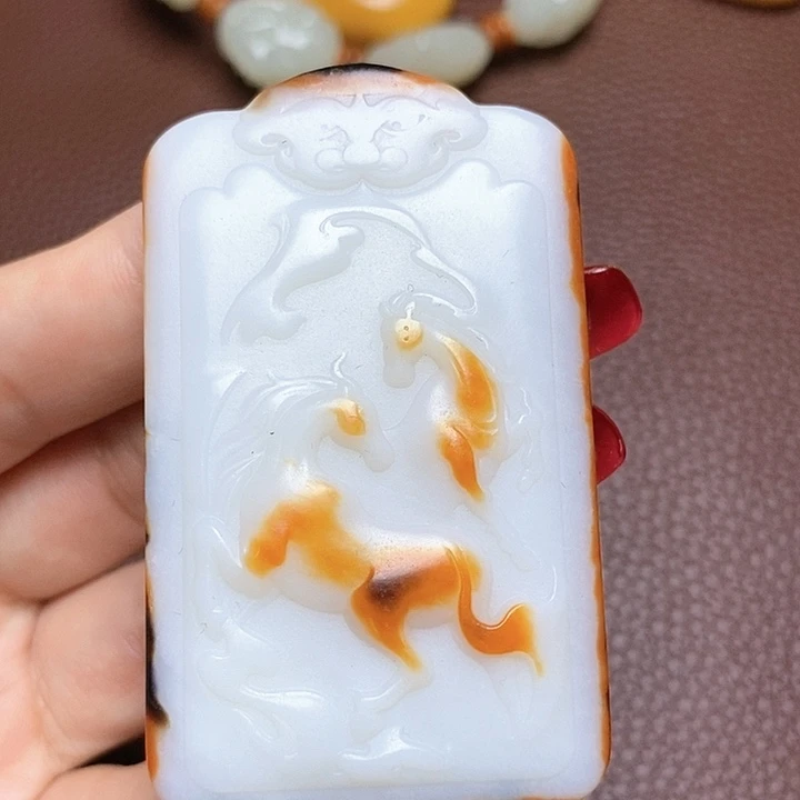 和田玉颈饰未镶嵌