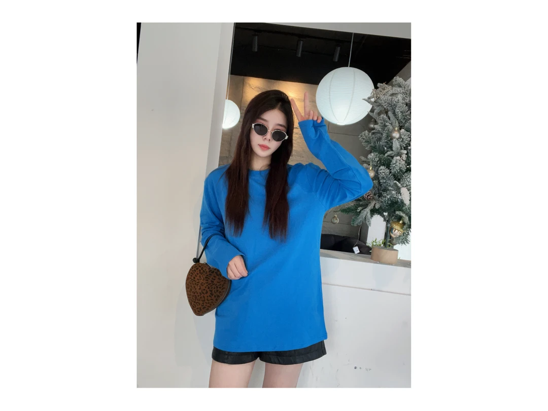 新款“一博女孩”卫衣887#P01925新款活力常青藤宽松圆领长袖