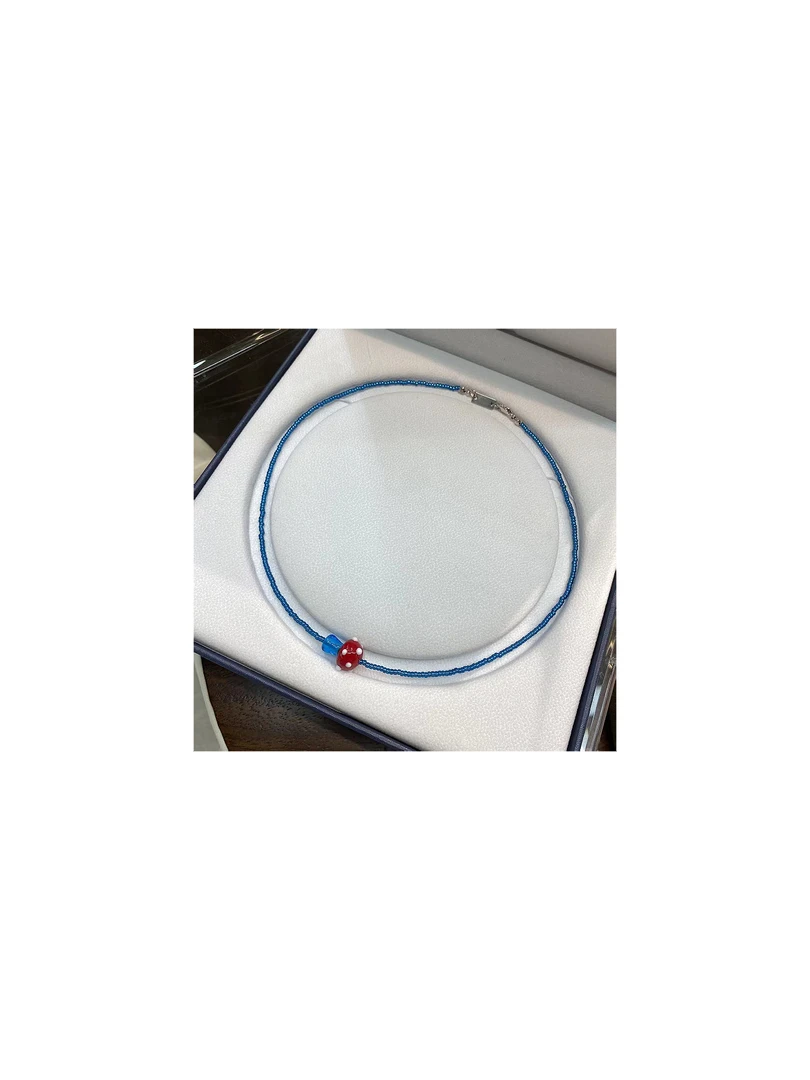 非金属树脂项链 新款“蘑菇项链”888#P01613春夏新款项链