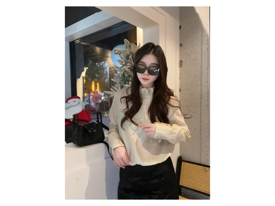 新款“缪斯衬衣”874#P02095新款千金玛德琳简约上衣