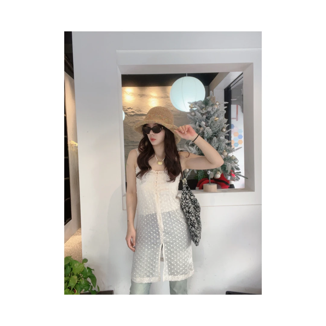 新款“梦幻美人鱼”吊带裙879#P01328早春新款丁达尔穿搭裙子