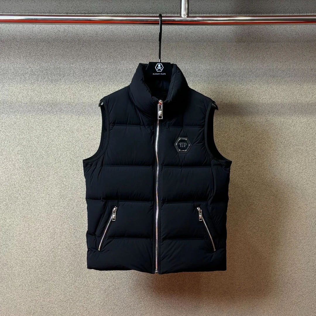 PLIPHPP PLEPN正品PP 高奢男士加厚保暖修身经典90羽绒马甲Y9902