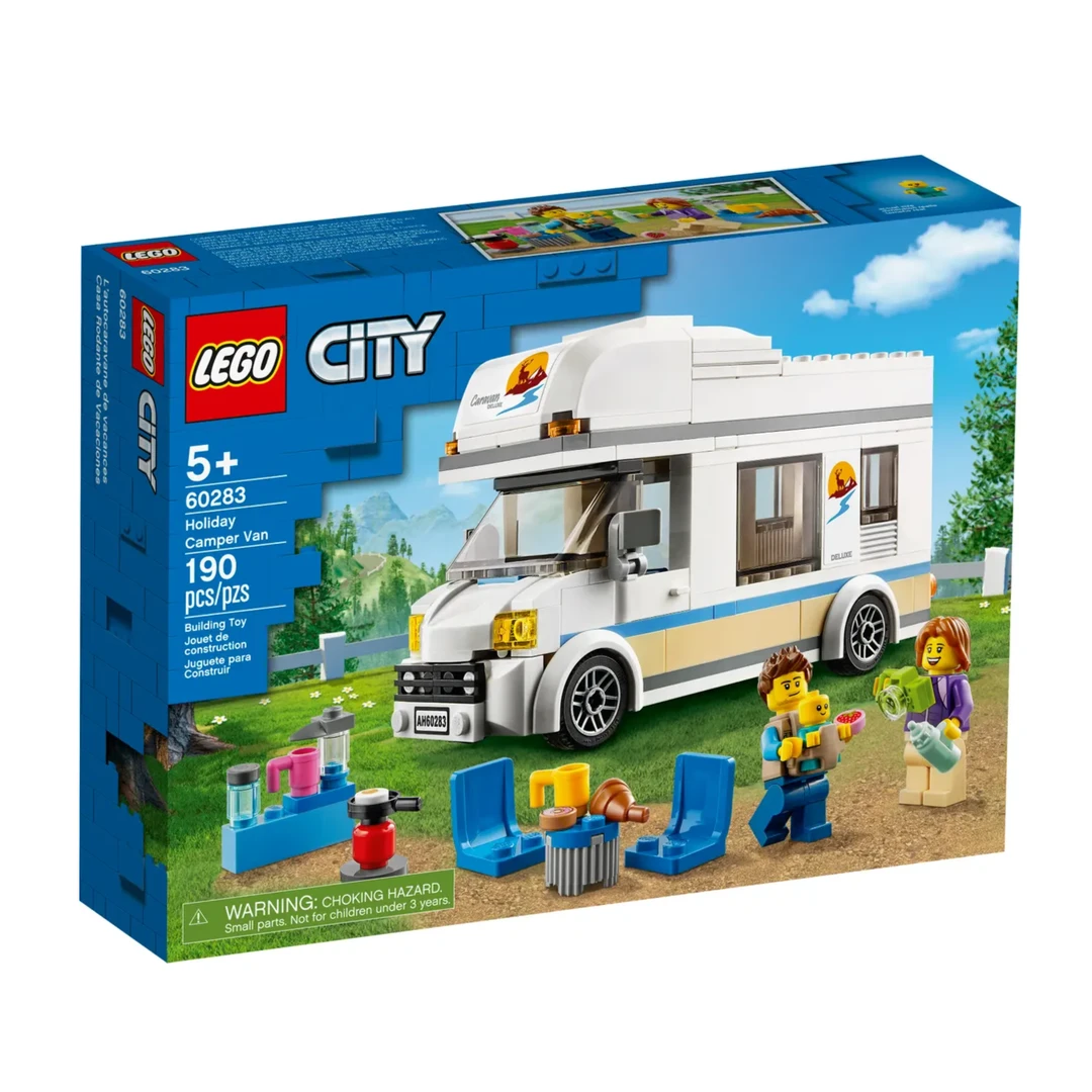 LEGO/乐高乐高积木节日礼物60283假日野营房车0.37kg
