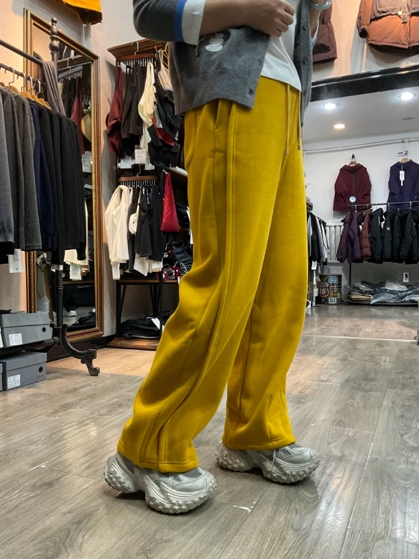 高品加绒弯刀卫裤