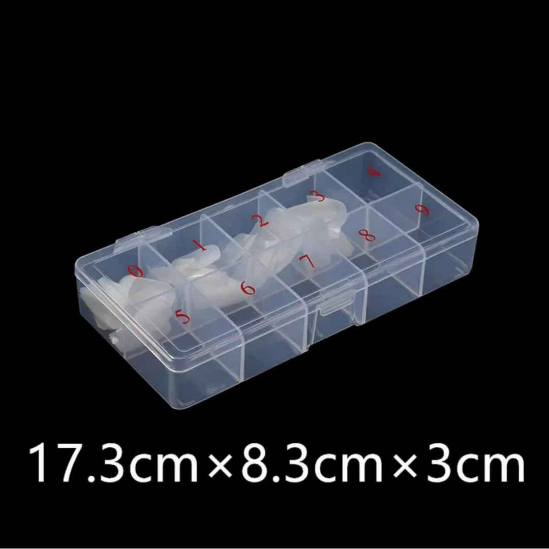 首饰收纳盒珠珠收纳固定格10格