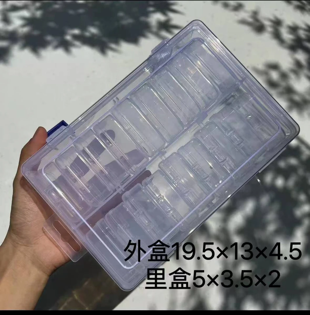 南瓜专属【18盒套盒1套】收纳珠珠配件饰品透明盒子高颜值