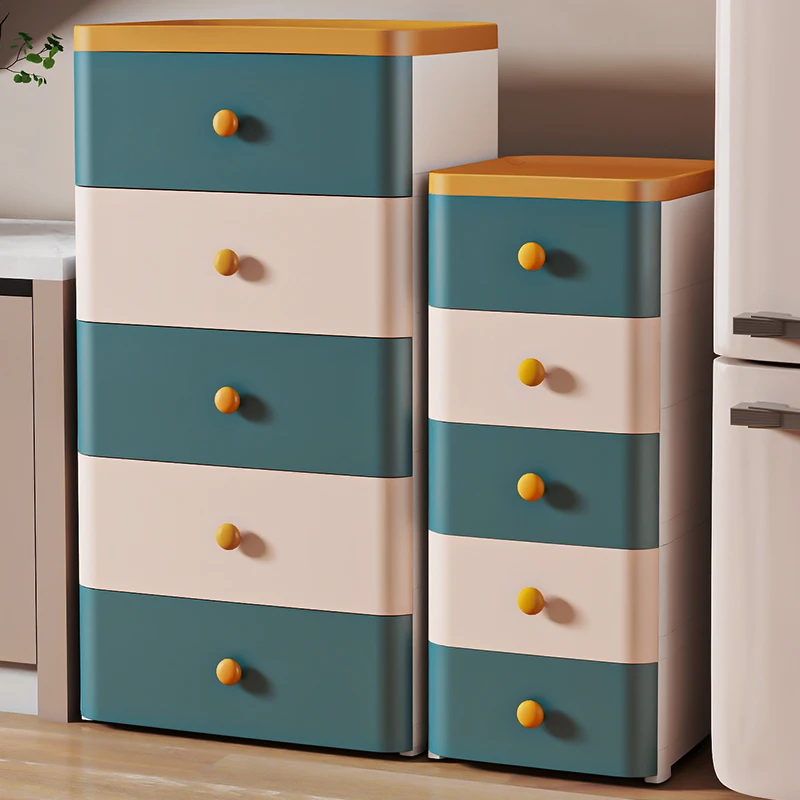 家用客厅抽屉式收纳柜储物柜置物柜玩具整理柜零食柜子卧室床头柜