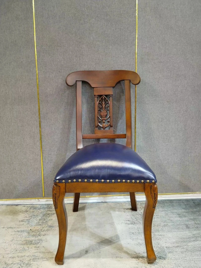 一把CY182餐椅470*570*960坐高520  美式复古简约座椅坐具