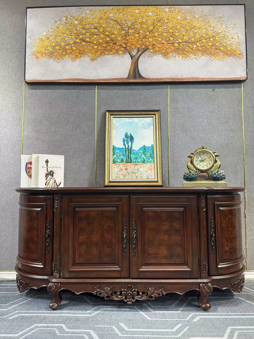 样板XSH1029餐边柜1880*540*810美式复古简约餐厅