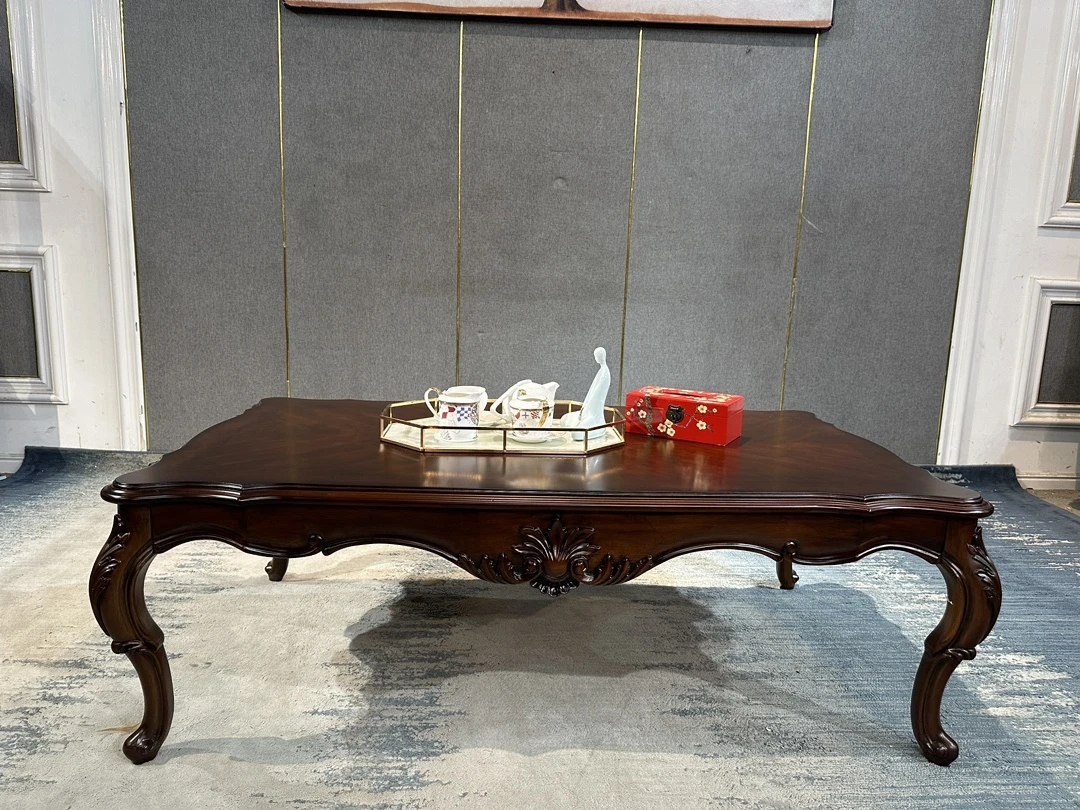 CJ150长茶几1520*870*500 美式复古简约客厅家用