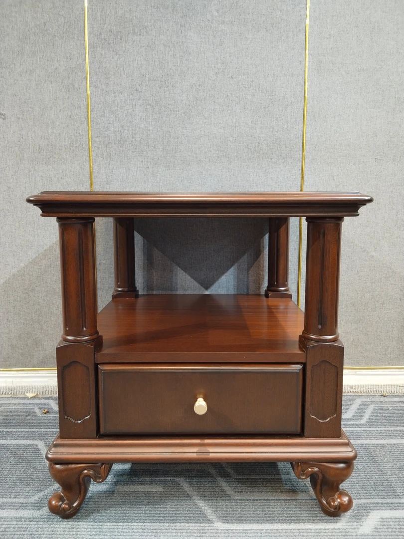 xfj011 方几 620*620*640 美式复古方几角几边几客厅