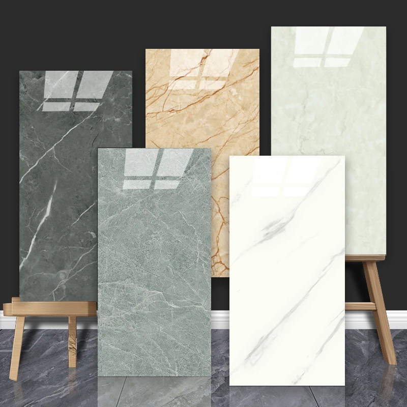 仿大理石瓷砖墙贴防水加厚耐磨不透防潮防霉水泥墙掉灰墙都可贴